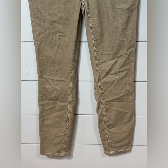 LOFT High Waist Skinny Corduroy Pants Cool Sand Size 27/4 - Picture 4 of 9